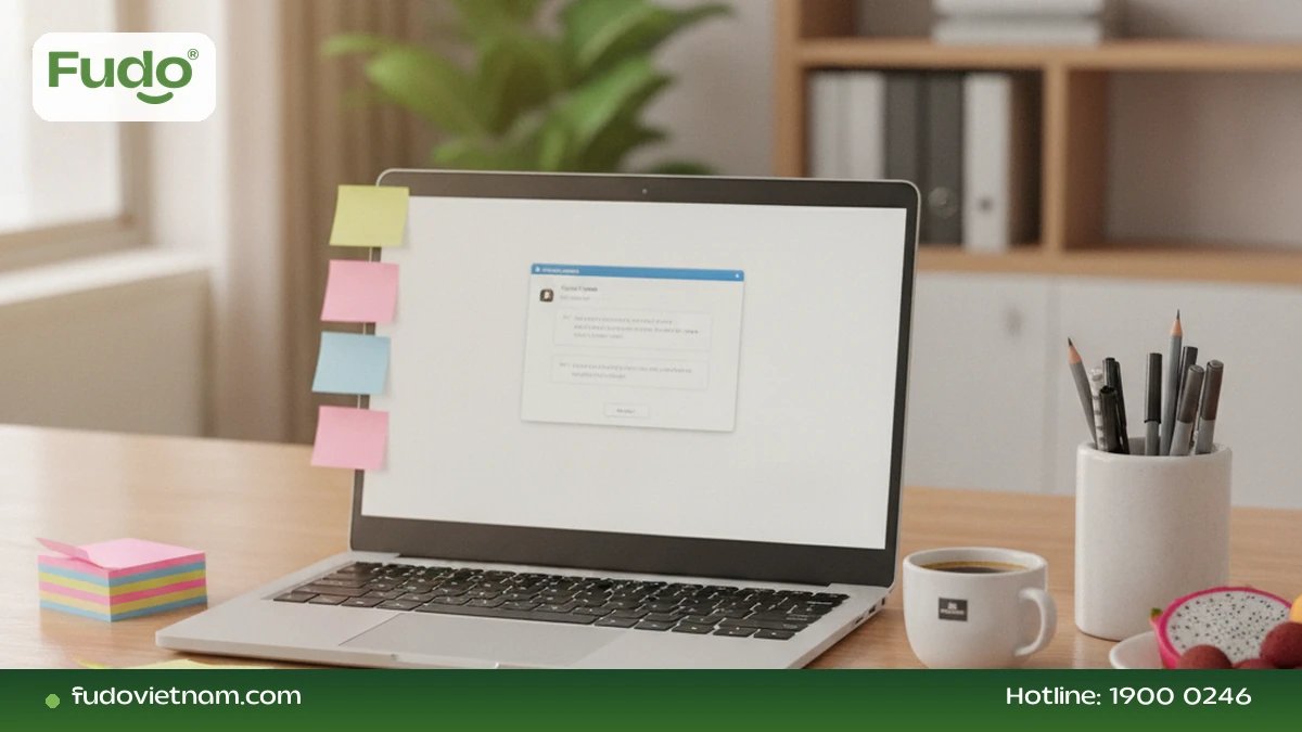 Cảnh báo lỗi trên laptop
